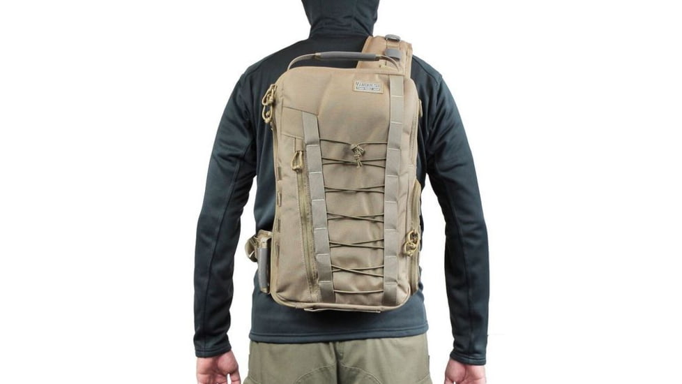Vanquest Gear PILUM VSlinger Right-Shoulder-Carry Slingpack, Coyote Tan, Large 761288CT