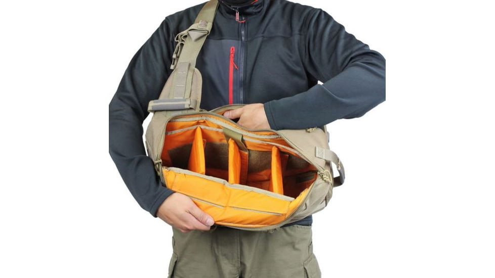 Vanquest Gear PILUM VSlinger Right-Shoulder-Carry Slingpack, Coyote Tan, Large 761288CT