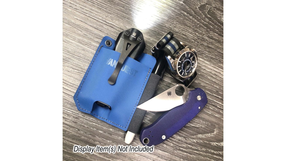 Vanquest Gear Pocket Quiver 3X4 Wallet/Organizer, Blue, 4.25x3.25, 013POQU34BLU