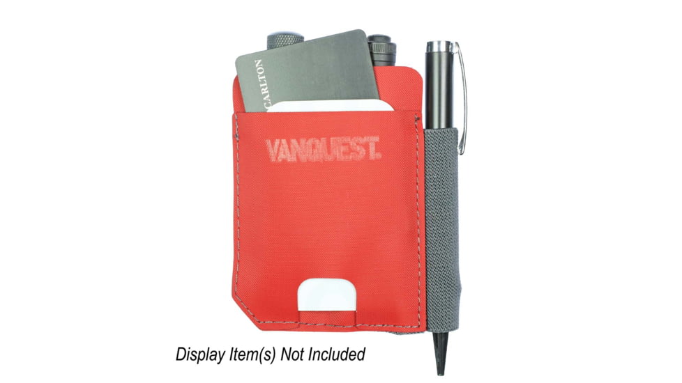 Vanquest Gear Pocket Quiver 3X4 Wallet/Organizer, Red, 4.25x3.25, 013POQU34RD