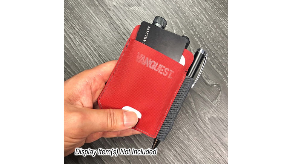 Vanquest Gear Pocket Quiver 3X4 Wallet/Organizer, Red, 4.25x3.25, 013POQU34RD
