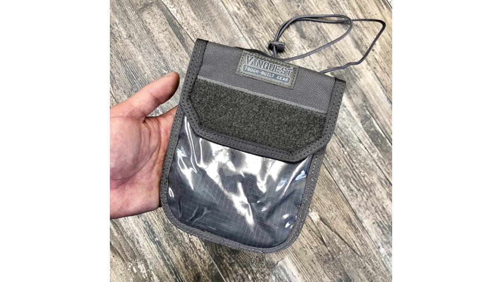 Vanquest Gear Traverse Gen-2 Rfid-Blocking Passport ID Holder, Wolf Gray, Small, 038220WG