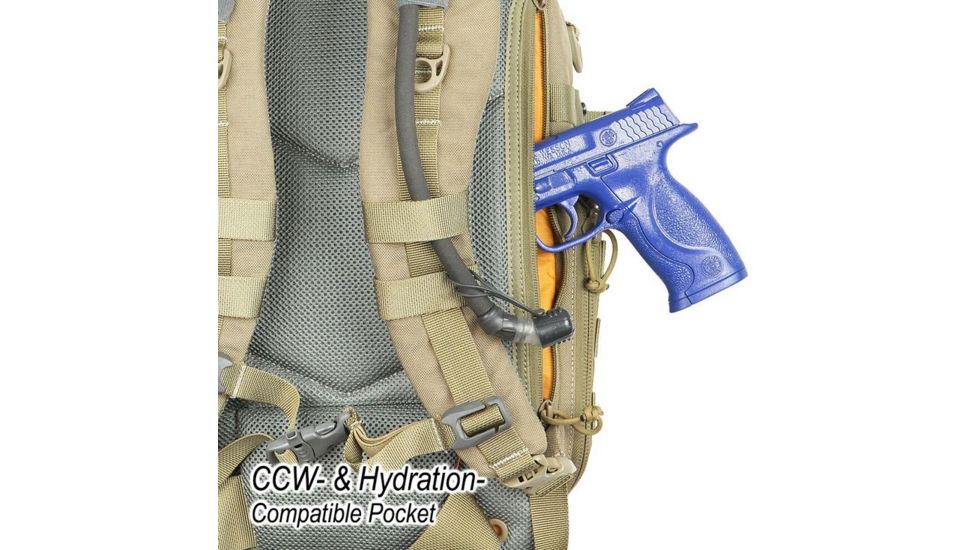 Vanquest Gear TRIDENT-20 Gen-2 Backpack, Coyote Tan, Large 770220CT