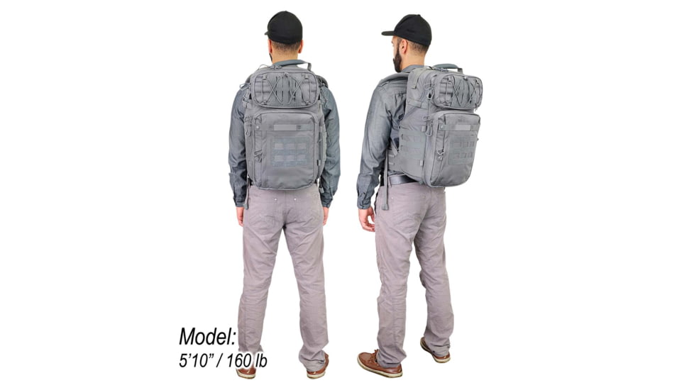 Vanquest Gear Trident-32 Gen-3 Backpack, Wolf Gray, Large, 770332WG