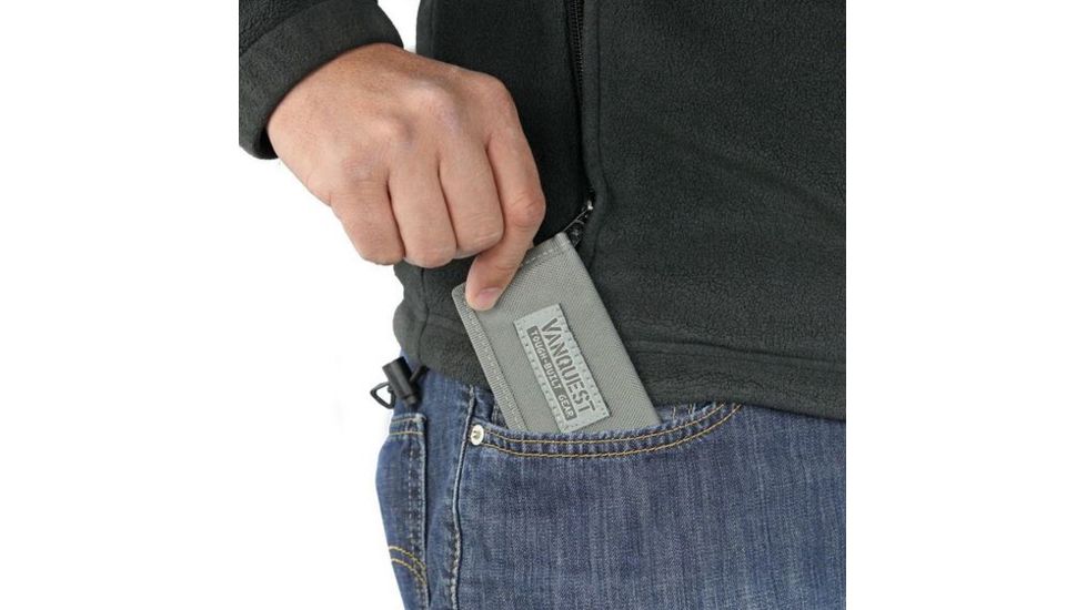 Vanquest Gear VAULT 2.0 RFID-Blocking Wallet, Wolf Gray, Small 030205WG