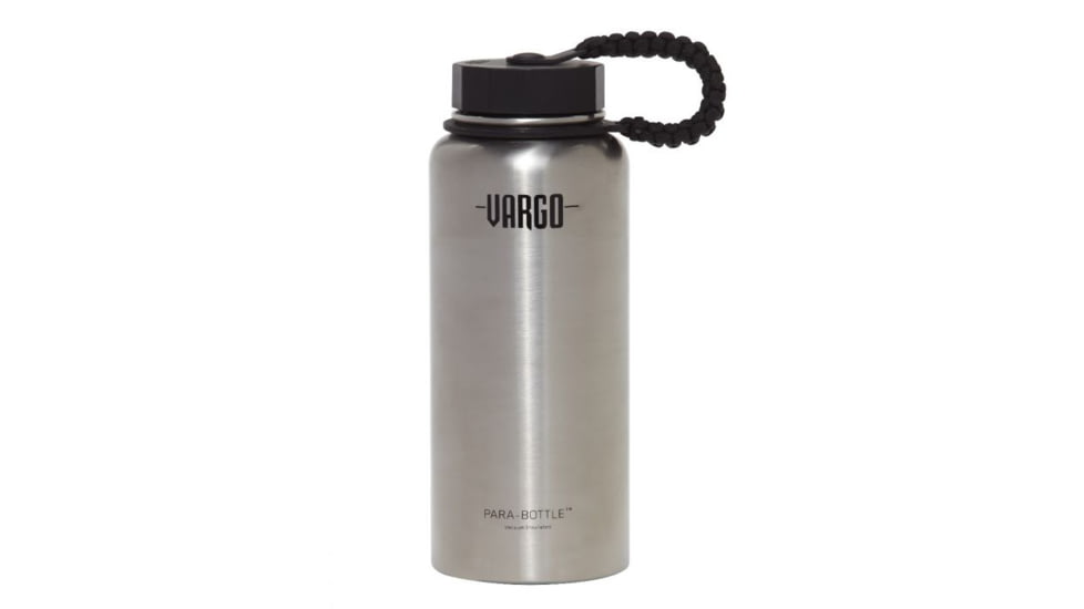 Vargo Para-Bottle Vacuum, 3.6in X 3.6in X 9in, Food Grade SS, 15Oz, 32 Oz Capacity, T-460