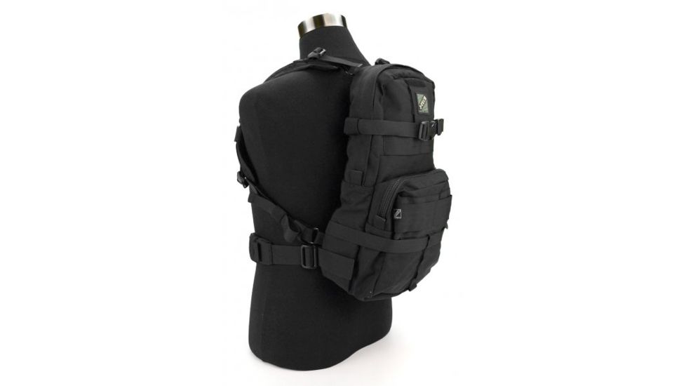 J-Tech Gear D-1 A+ Assault Backpack, Black PA01-0501-0A BK