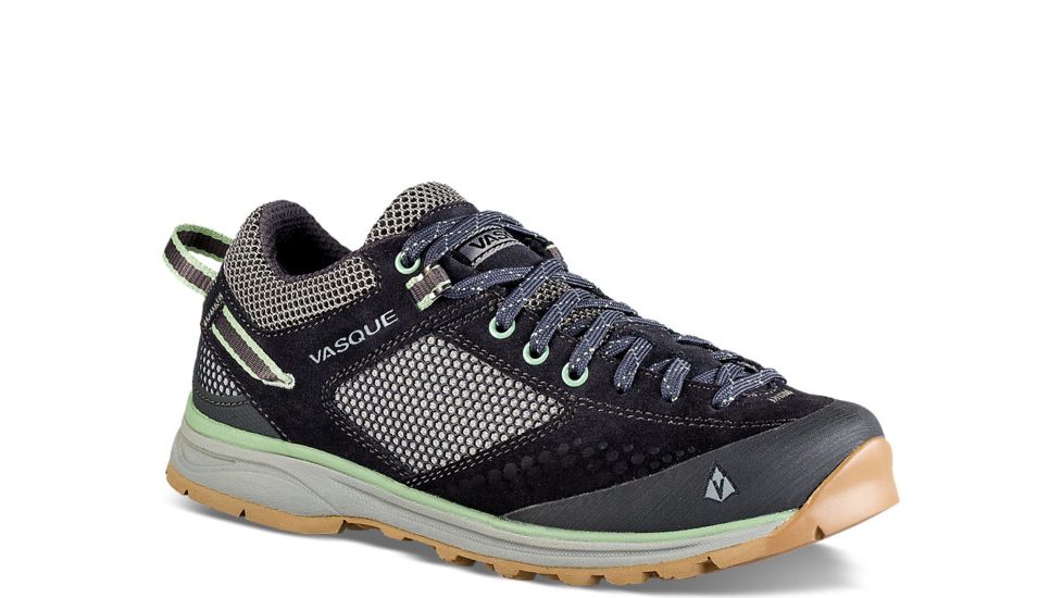 Vasque Grand Traverse Hiking Boots Womens, Ebony/Basil, 6 US 07313M 060