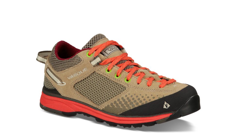 Vasque Grand Traverse Hiking Boots Womens, Aluminum/Hot Coral, 8 US 07319M 080