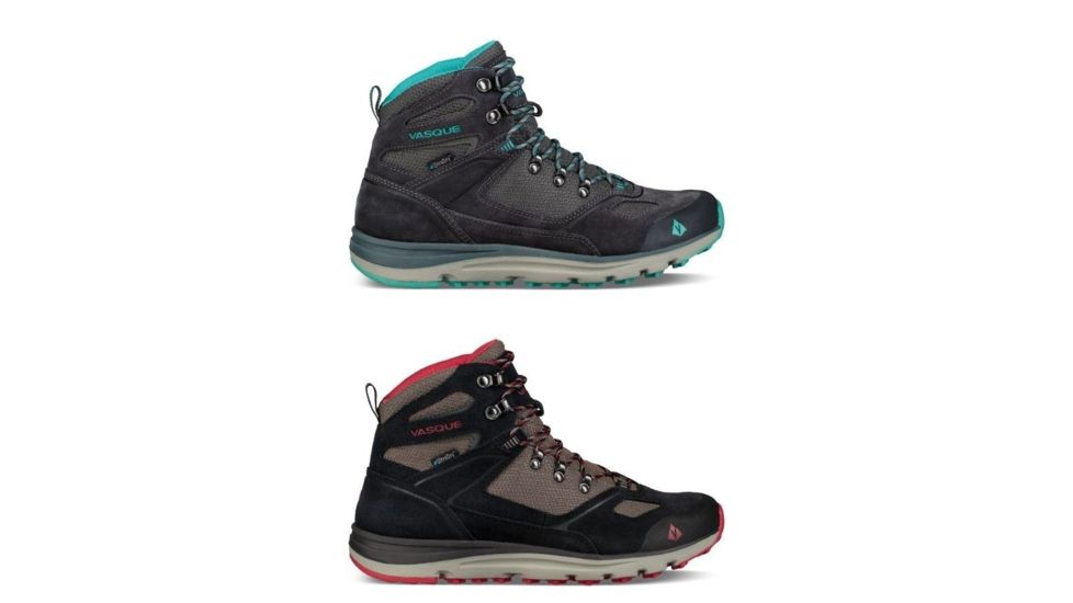 Vasque Mesa Trek UltraDry Hiking Boots - Women's, Ebony/Baltic, Magnet/Barberry