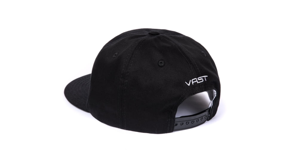 Vast Big V Snapback Hat, One Size B3279-Black