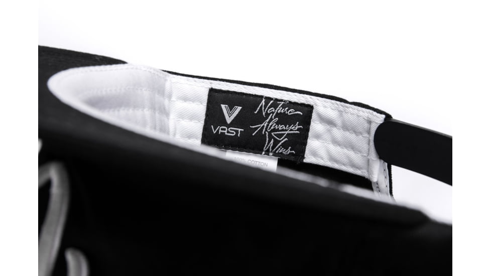 Vast Big V Snapback Hat, One Size B3279-Black