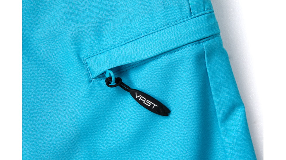 Vast Linen Mondos Men's Boardshort, Aqua, B3247-Aqua