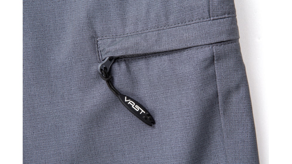 Vast Linen Mondos Men's Boardshort, Charcoal Grey, B3247-Grey