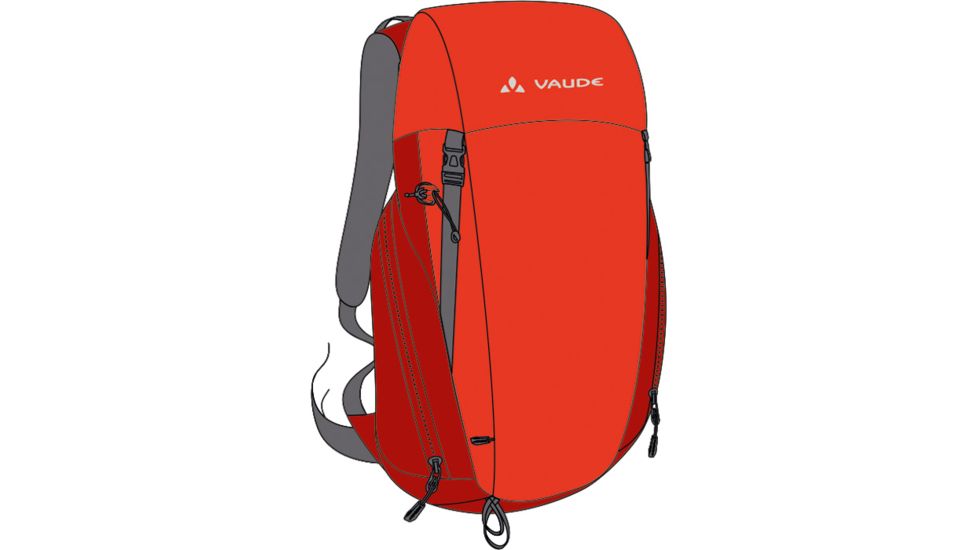Vaude Jura 25 Backpack, Black, 12157-010