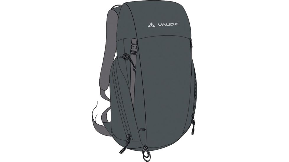 Vaude Jura 25 Backpack, Black, 12157-010