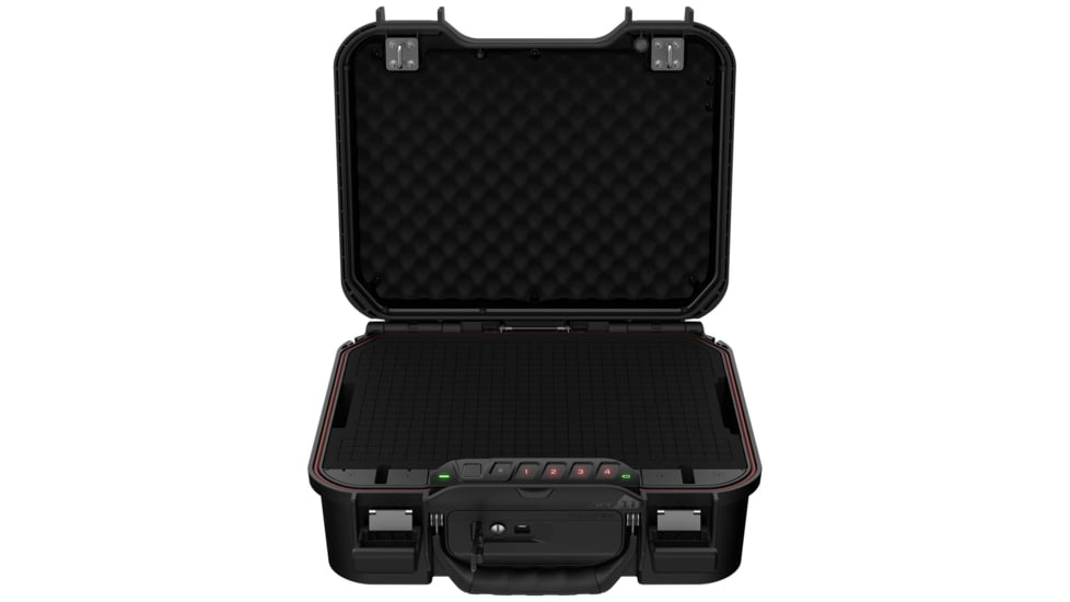 Vaultek Safe LifePod XT Standard-size Safe w/Base Pluck Foam and Protective Lid Crate Foam Panel, Black, VLP-XT1i-BK