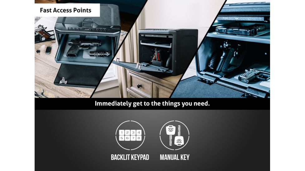 Vaultek Safe MX Essential High Capacity Rugged Safe, Covert Black MXE-BK