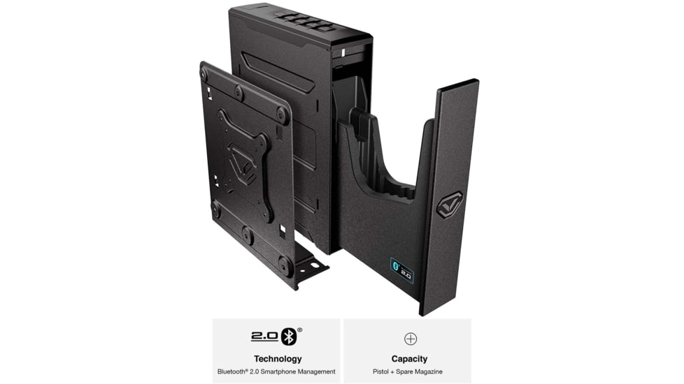 Vaultek Safe SR20 Bluetooth 2.0 Slider Safe, Black, SR20-BK