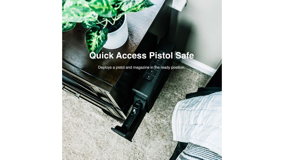 Vaultek Safe SR20 Bluetooth 2.0 Slider Safe, Black, SR20-BK