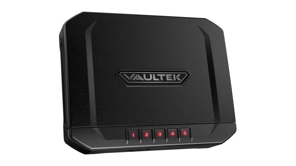 Vaultek Safe VT10 Sub-Compact Rugged Bluetooth Smart Safe, Black, VT10-BK