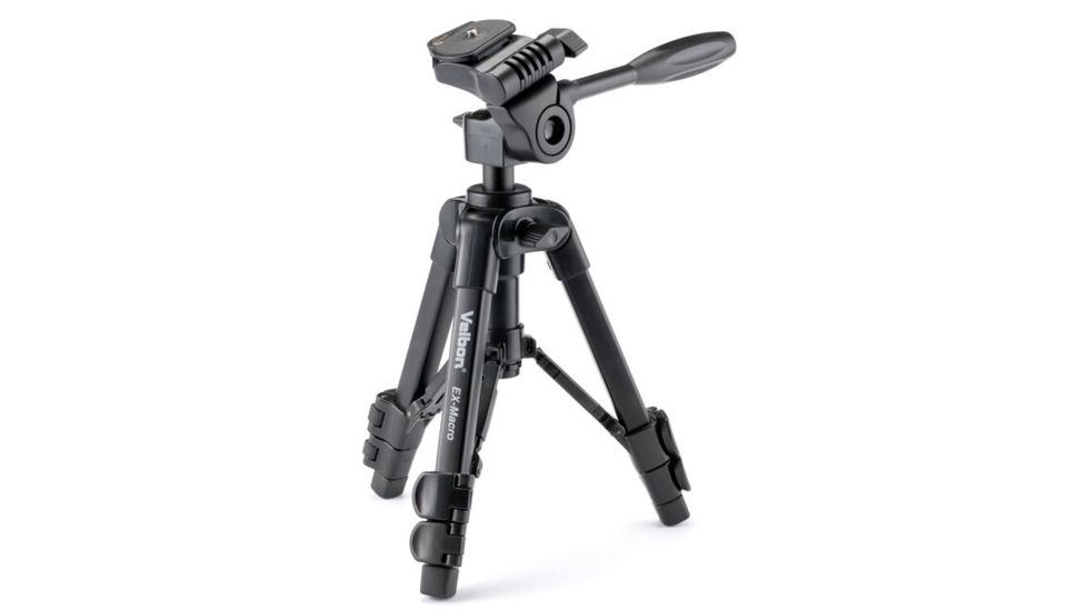 Velbon EX-Macro 3-section Aluminum Lightweight Ttripod, 2 Position Legs EX-Macro