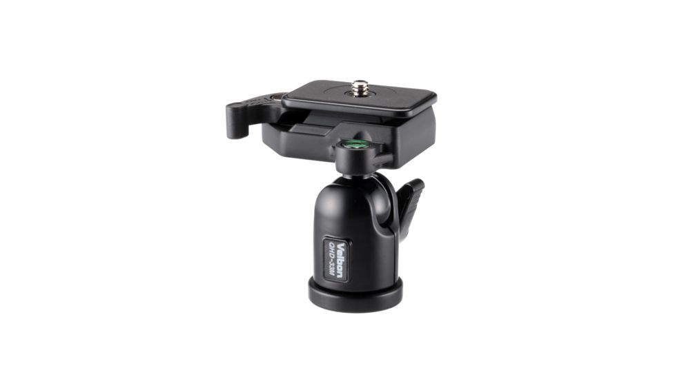 Velbon QHD-33M Aluminum Tripod Ball Head, Black QHD-33M