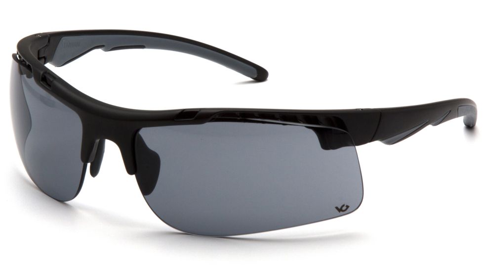 Drone Safety Glasses, Black Frame/Gray Anti-Fog Lens