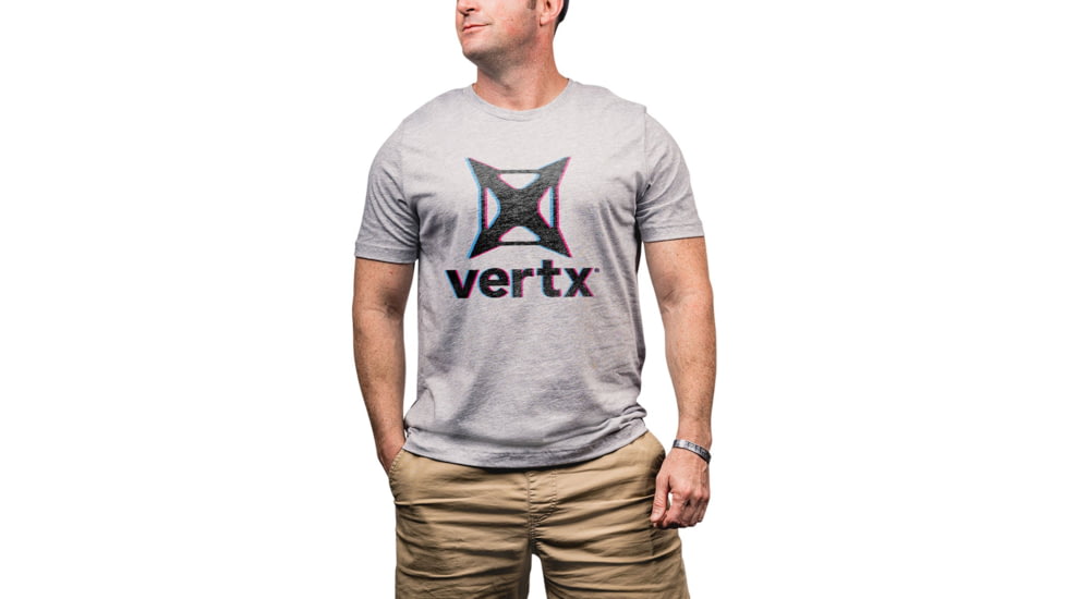 Vertx Anaglyph Tee T-Shirt - Men's, Grey, 2XL, F1 VTX9038 NA 2XL