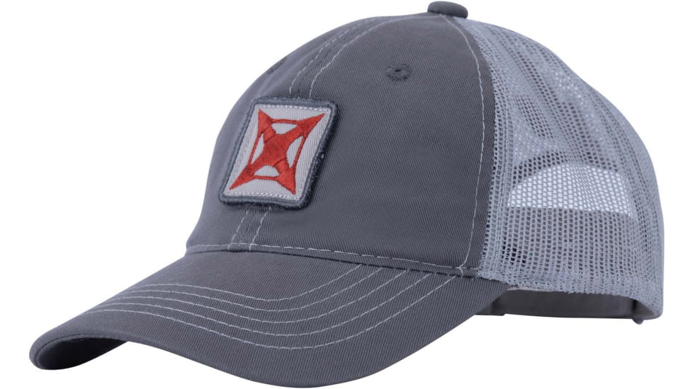 Vertx Cap w/ Red Shuriken, Ash Grey, One Size, F1 VTX9960 AGY NA