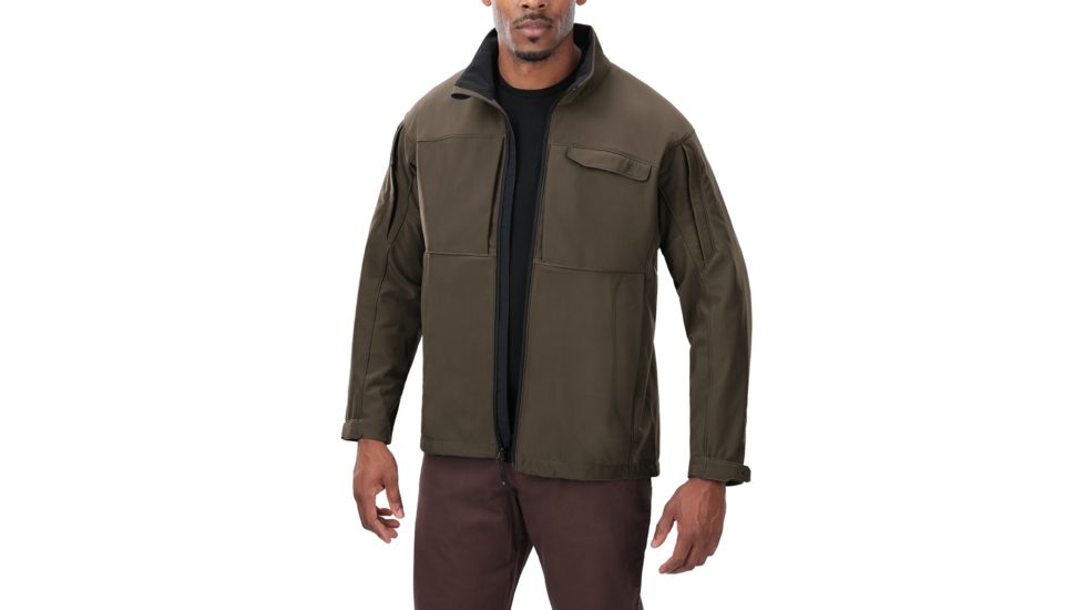 Vertx Downrange Softshell Jacket, 4XL, Burnt Ash, VTX8830BRA4XL