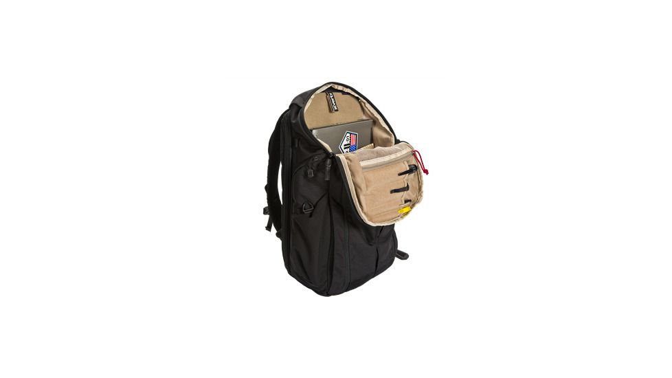 Vertx EDC Gamut + 24 Hour Backpack, Black w/Red Trim VTX5020BKR