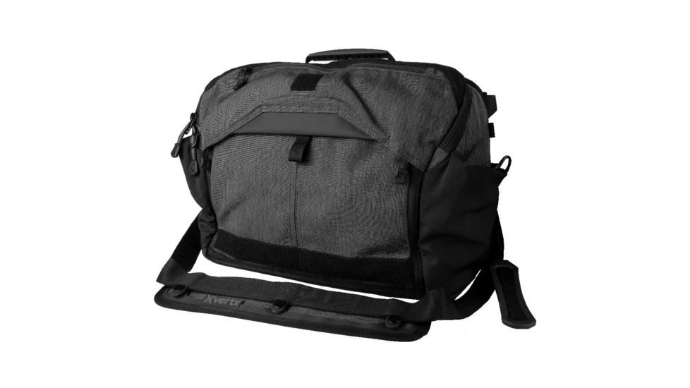 VERTX EDC Messenger Courier Bag, Black, VTX5005HBK