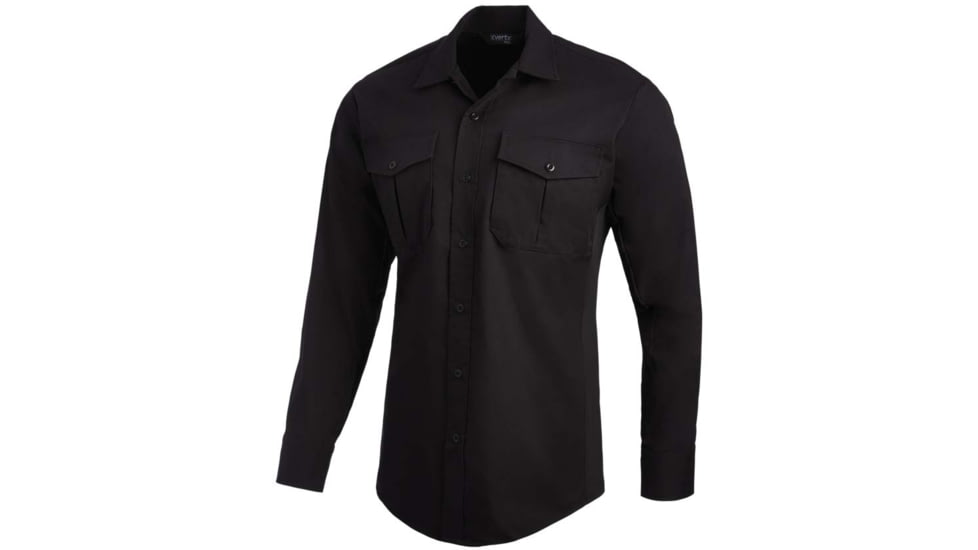 Vertx Fusion Flex Long Sleeve Shirt, Black - VTX8240BK2XLLONG