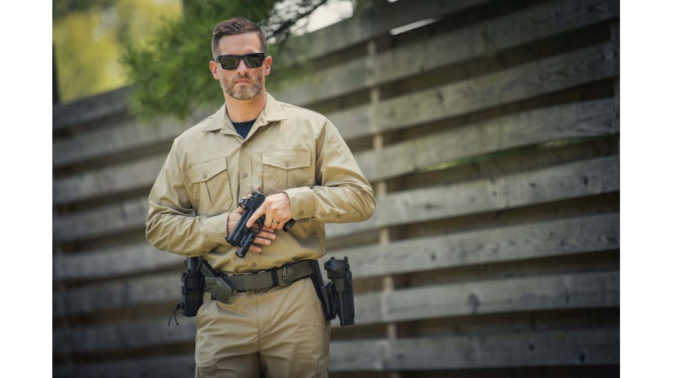 Vertx Fusion Flex Long Sleeve Shirt, Desert Tan - VTX8240DT2XLLONG