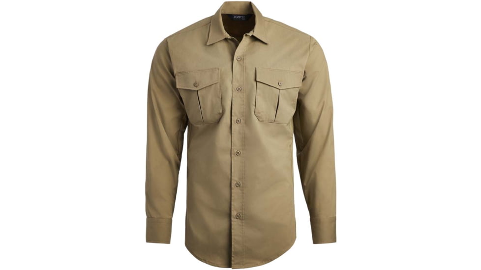 Vertx Fusion Flex Long Sleeve Shirt, Desert Tan - VTX8240DT2XLLONG