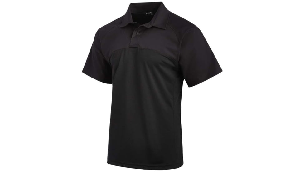 Vertx Fusion Flex Performance Hybrid Shirt - Short Sleeve, Black - VTX8250BK2XLNA