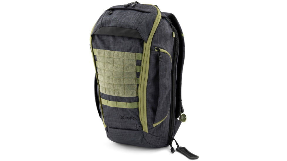 Vertx Gamut Checkpoint Backpack, 25L, Heather Black/ Mustard Grass, F1 VTX5018 HBK/MGS NA