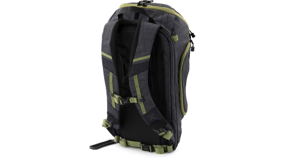 Vertx Gamut Checkpoint Backpack, 25L, Heather Black/ Mustard Grass, F1 VTX5018 HBK/MGS NA