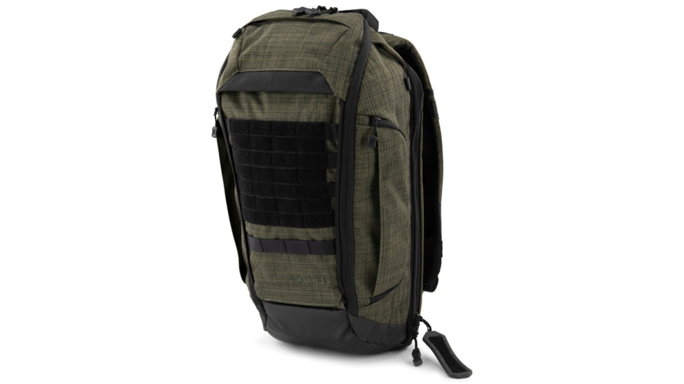 Vertx Gamut Checkpoint Backpack, 25L, Heather Green/ Galaxy Black, F1 VTX5018 HGRN/GBK NA