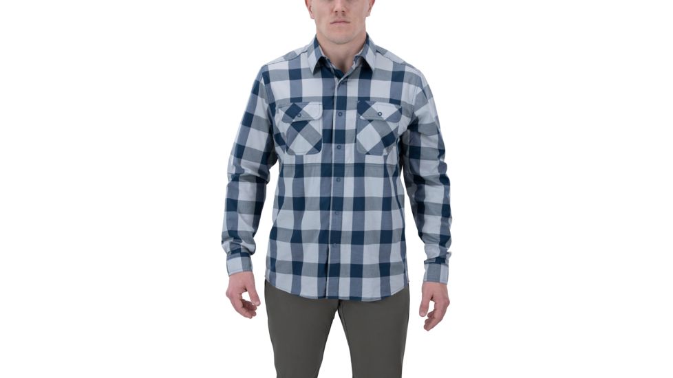 Vertx Guardian 2.0 Long Sleeve Shirt - Men's, Small, Navy Cross Plaid, F1 VTX1441 NVCP SMALL REG