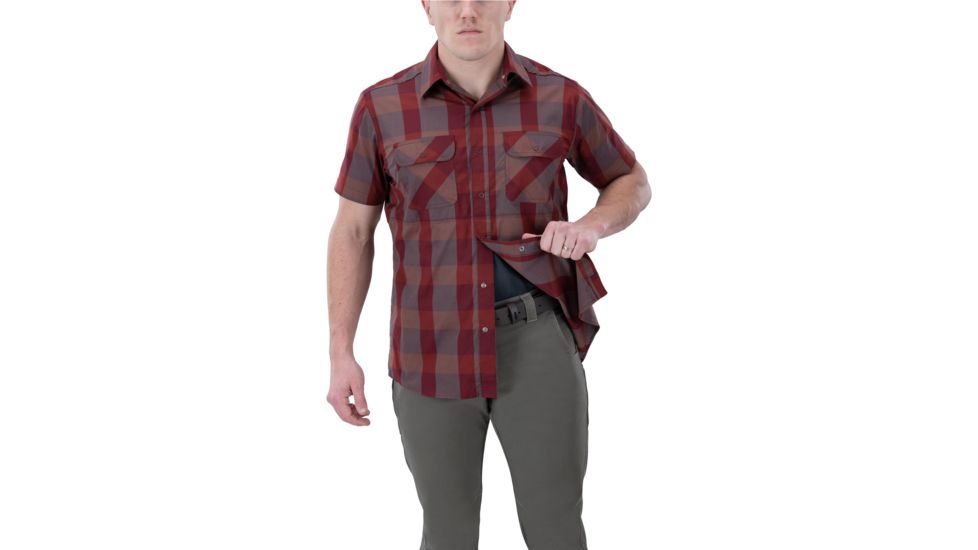 Vertx Guardian 2.0 Short Sleeve Shirt - Men's, Small, Campfire Red, F1 VTX1431 CRDP SMALL