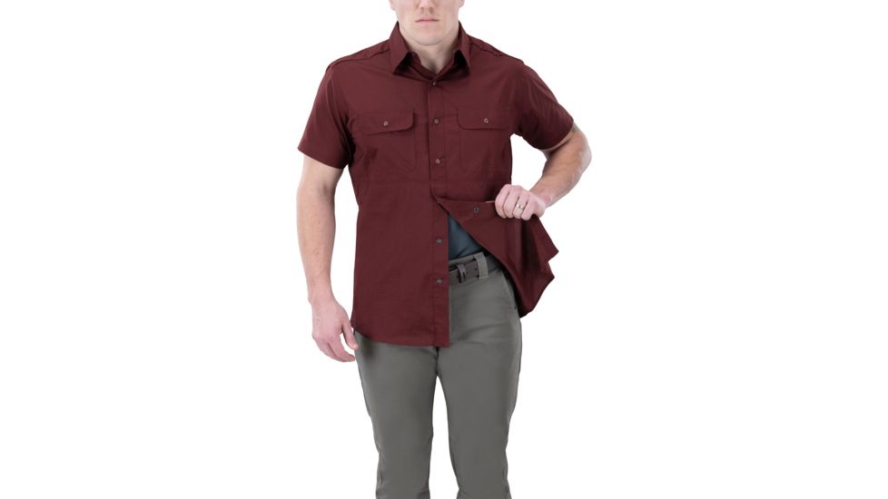 Vertx Guardian 2.0 Short Sleeve Shirt - Men's, Small, Hard Pressed Red, F1 VTX1431 HPRD SMALL
