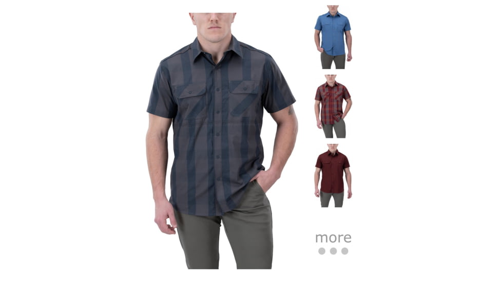 Vertx Guardian 2.0 Short Sleeve Shirt - Men's, Blue Ash Plaid, Blue Chill, Campfire Red, Hard Pressed Red, Pipeline Blue Plaid, Tarmac