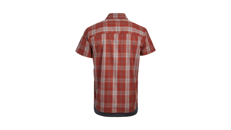Vertx Guardian Stretch Short Sleeve Shirt - Mens, Mahogany Block Plaid, Large/Regular, 1432 MBP Large