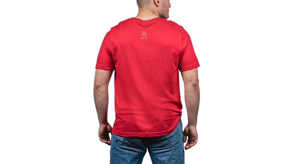 Vertx Incognito Tee - Mens, Red, Large, F1 VTX9042 NA LARGE