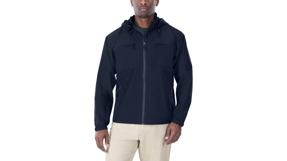 Vertx Integrity Waterproof Shell Jacket, Mens, 100% Polyester, w/ Removable Hood, Navy, Extra Small, F1 VTX8800 NV XSMALL REG