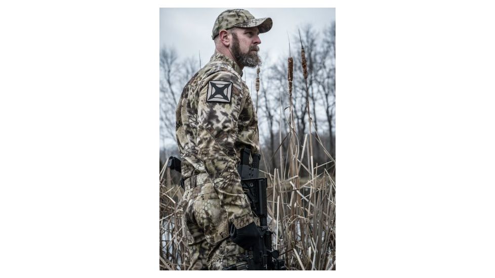 Vertx L/S Gunfighter Kryptek Highland Nyco Ripstop W/CR 50%Nylon/50% Cotton, Highlander, LARGE