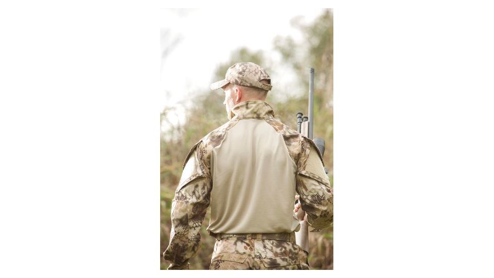 Vertx L/S Gunfighter Kryptek Highland Nyco Ripstop W/CR 50%Nylon/50% Cotton, Highlander, LARGE