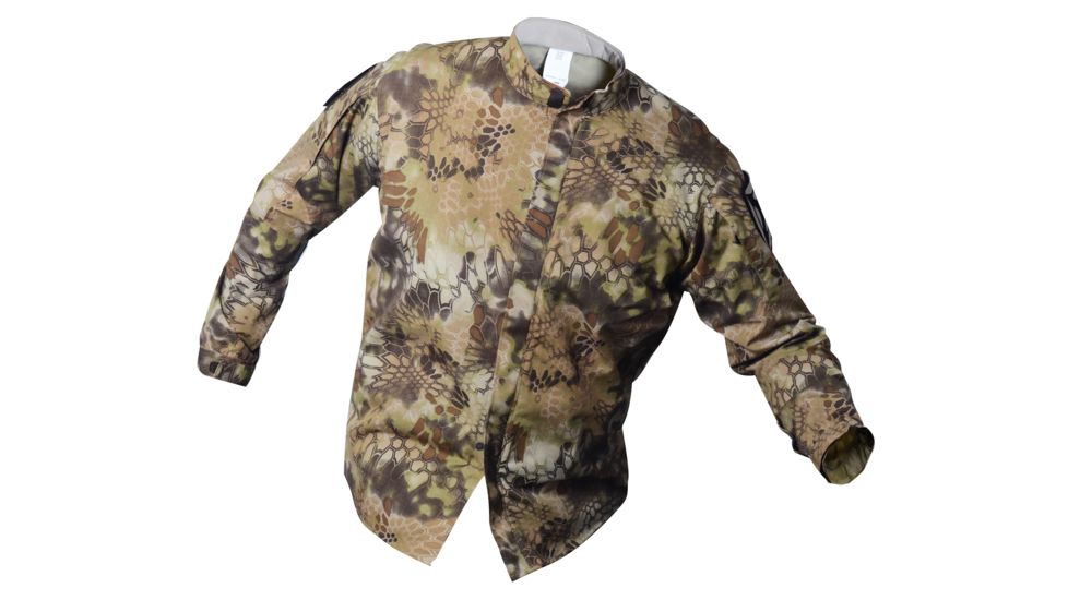 Vertx L/S Gunfighter Kryptek Highland Nyco Ripstop W/CR 50%Nylon/50% Cotton, Highlander, LARGE VTX8220KHL-LARGE